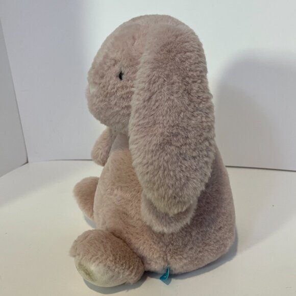 Manhattan Toy Company 11" Pink Chubby Plush Easter Bunny Lop Ear Rabbit 2018 - Picture 3 of 16